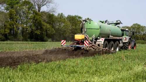 Spreader On Farm